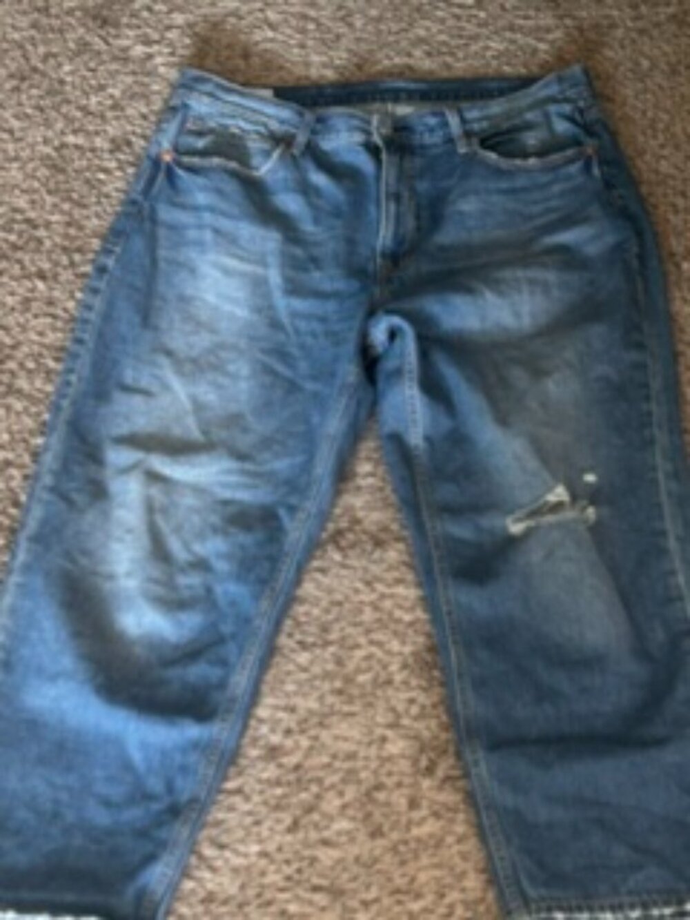 GAP Barrel Crop High Rise Jeans Size 14